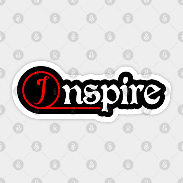 Inspire - 02 Sticker by SanTees